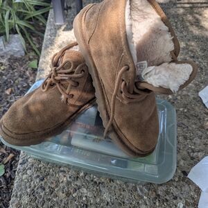 UGG Tan Lace Up Boots